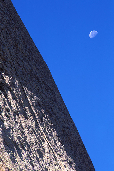I was struck by the alignment of this rock face in Joshua Tree with the moon. &nbsp;It seemed that this rock face on earth was...